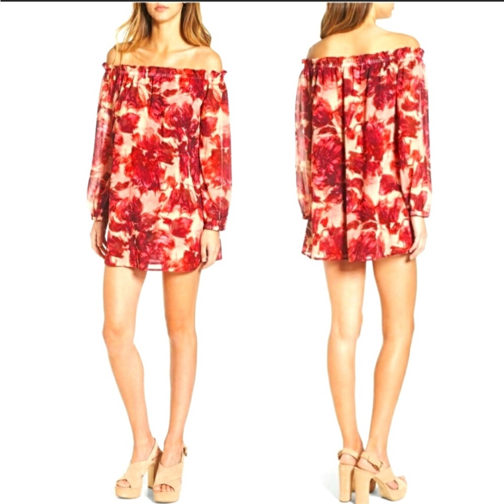 For Love & Lemons "Sicily" Mini Dress